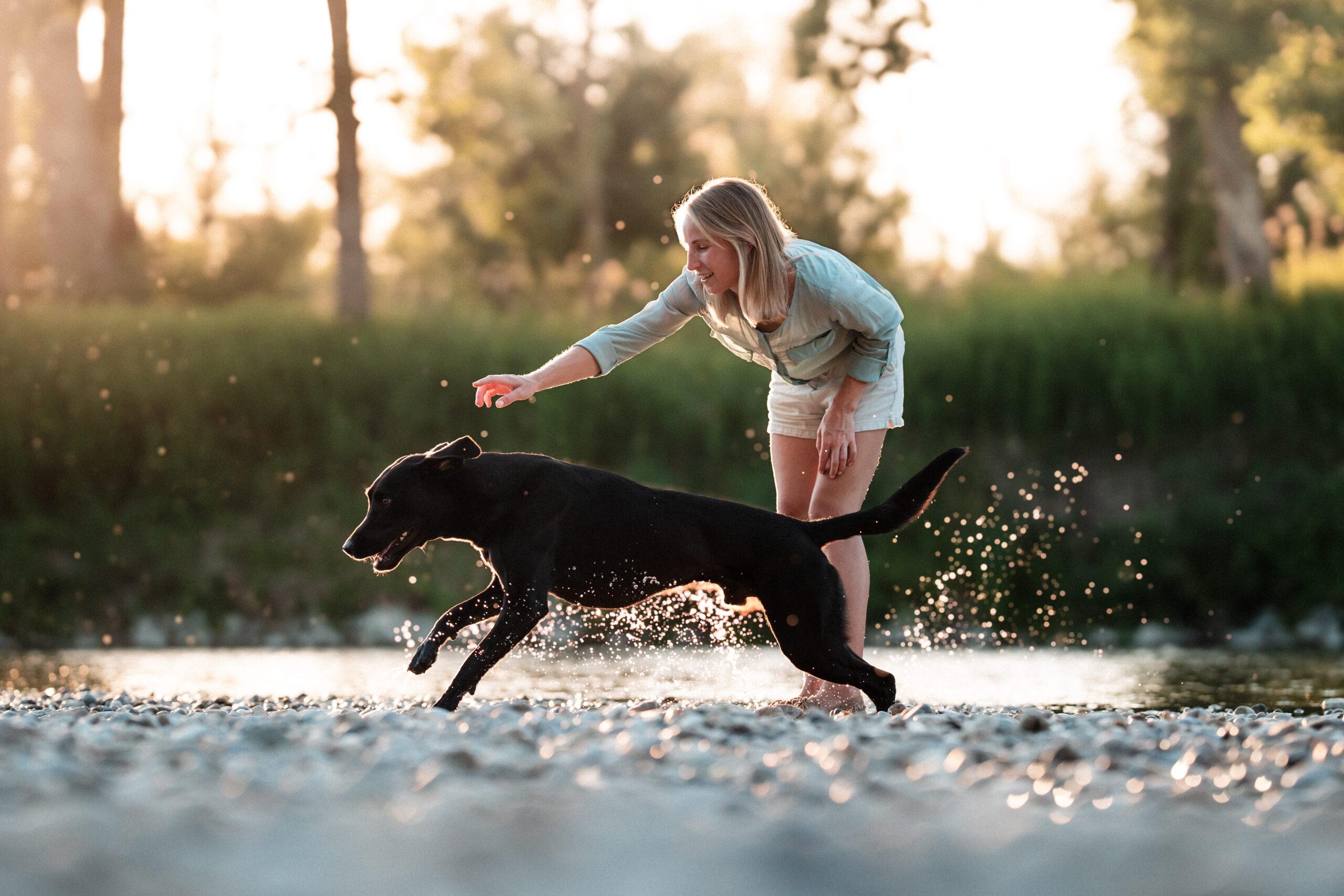 Exklusives Fotoshooting - Dummytraining am Wasser